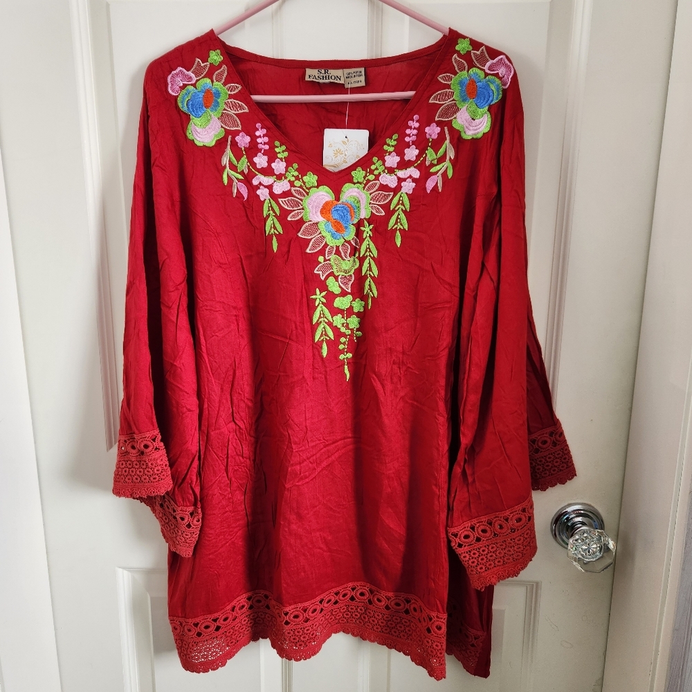 S R Fashion Boho Tunic NWT